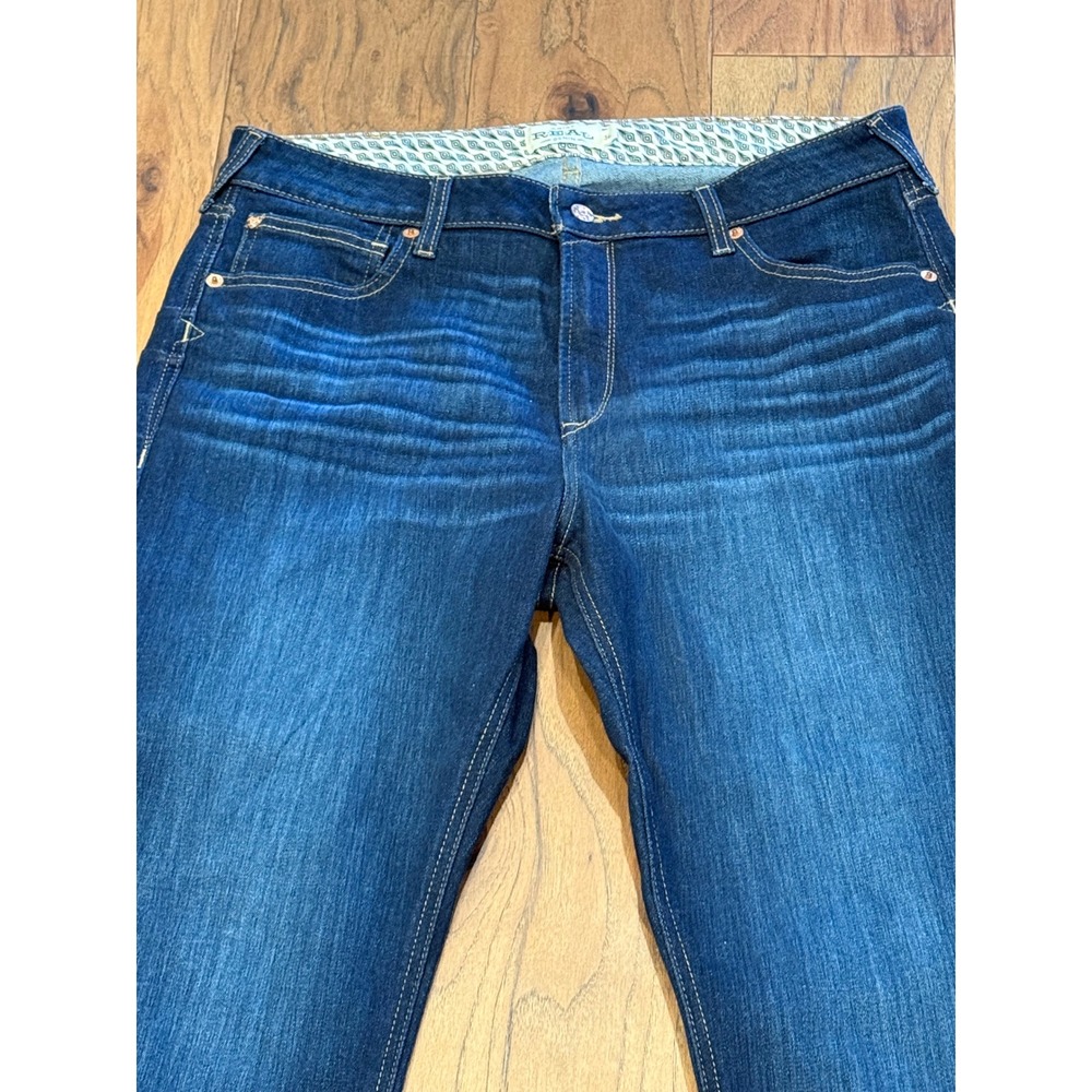 Ariat Real Denim Pennsylvania Boot Jeans Men Size 34 Long Dark Wash Bootcut‎ - Picture 3 of 8